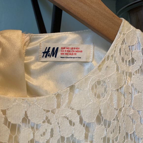 Vintage-style lace girls' dress - Picture 4 of 4